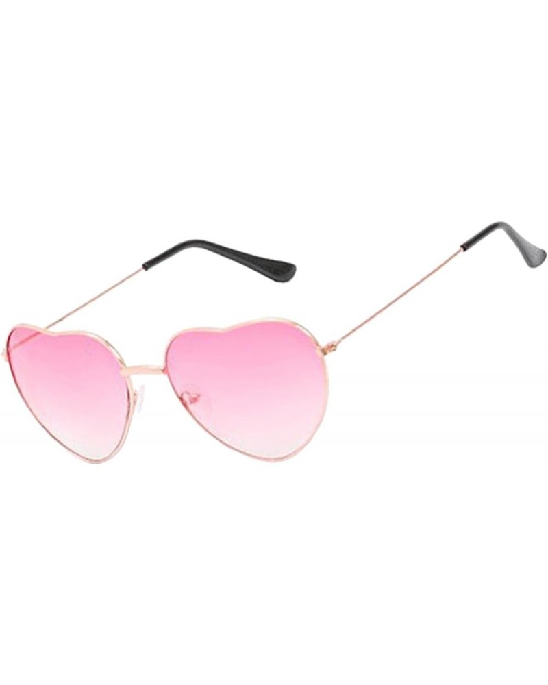 Love Heart Shaped Sunglasses Women UVA Uvb Shades Eyewear Pink $6.47 Sport