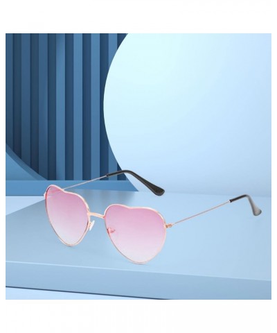 Love Heart Shaped Sunglasses Women UVA Uvb Shades Eyewear Pink $6.47 Sport