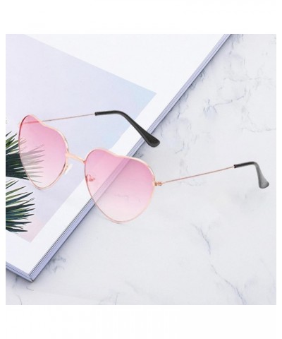 Love Heart Shaped Sunglasses Women UVA Uvb Shades Eyewear Pink $6.47 Sport