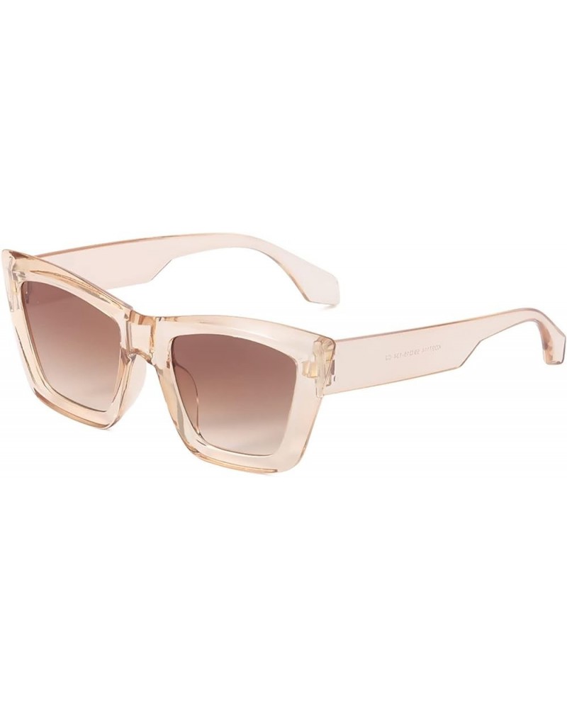 Men's and Women's Square Outdoor Small Frame Fashion Decorative Sunglasses (Color : F, Size : 1) 1 F $14.76 Designer