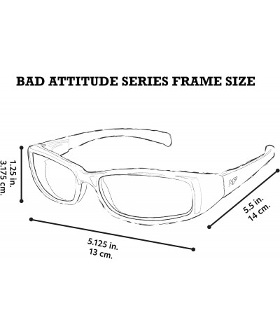 2 Pairs of Bad Attitude Cool Wraparound Motorcycle Sunglasses Black Frames with Blue & Yellow Lenses $13.76 Designer