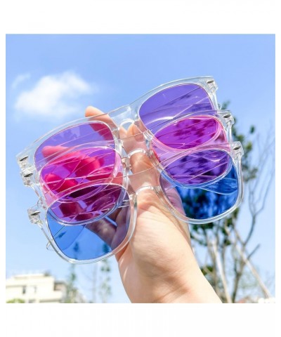 Neon Colors Party Favor Supplies Unisex Sunglasses Pack of 8 Pink Lens $10.12 Rectangular