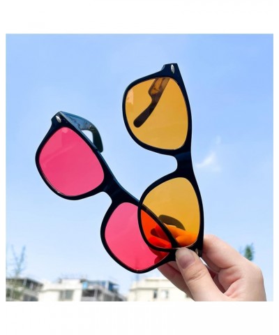 Neon Colors Party Favor Supplies Unisex Sunglasses Pack of 8 Pink Lens $10.12 Rectangular