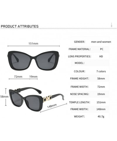 Women's Cat Eye Sunglasses Outdoor Street Show Sunglasses PC Large Frame Sunvisors 6 $19.95 Designer