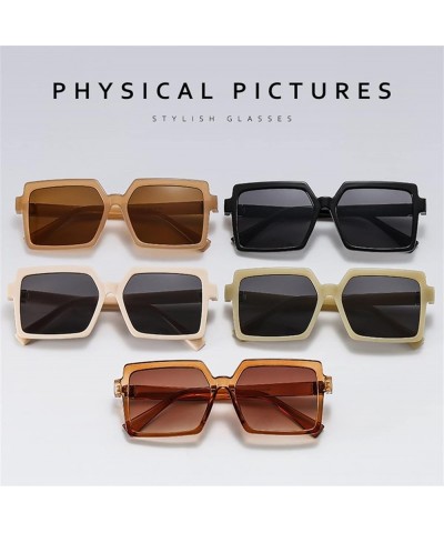 Men and women retro outdoor large frame fashion decorative sunglasses A $17.02 Designer