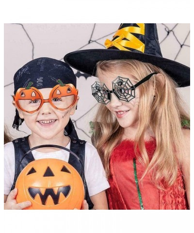 Halloween Glasses Masquerade Party Funny Eyewear Pumpkin Skull Scary Accessories (B) I $7.40 Designer