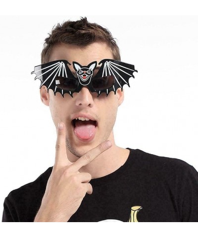 Halloween Glasses Masquerade Party Funny Eyewear Pumpkin Skull Scary Accessories (B) I $7.40 Designer