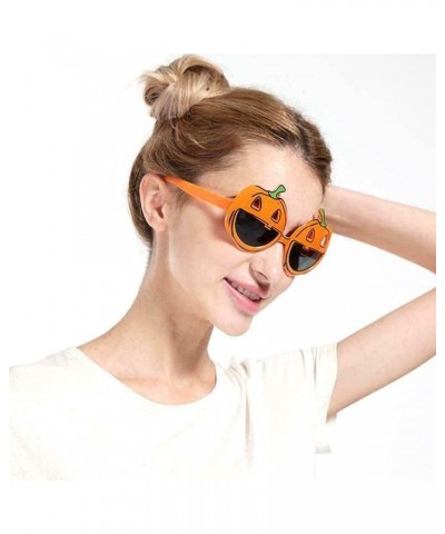 Halloween Glasses Masquerade Party Funny Eyewear Pumpkin Skull Scary Accessories (B) I $7.40 Designer