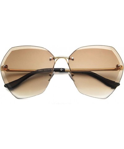 Unisex Sunglasses Fashion Pink Mercury Drive Holiday Polygon Non-Polarized UV400 Brown $7.97 Square