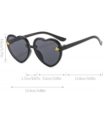 Trendy Sunglasses,Cool Cool Sunglasses Running Sunglasses Oversized Disco Sunglasses Heart Glasses Black $4.66 Oversized