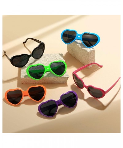 Women Heart Sunglasses,Trendy Cute Love Shaped Glasses Sweet Eyewear for Party Favor/Beach/Driving/Cosplay Red*1 $4.76 Heart