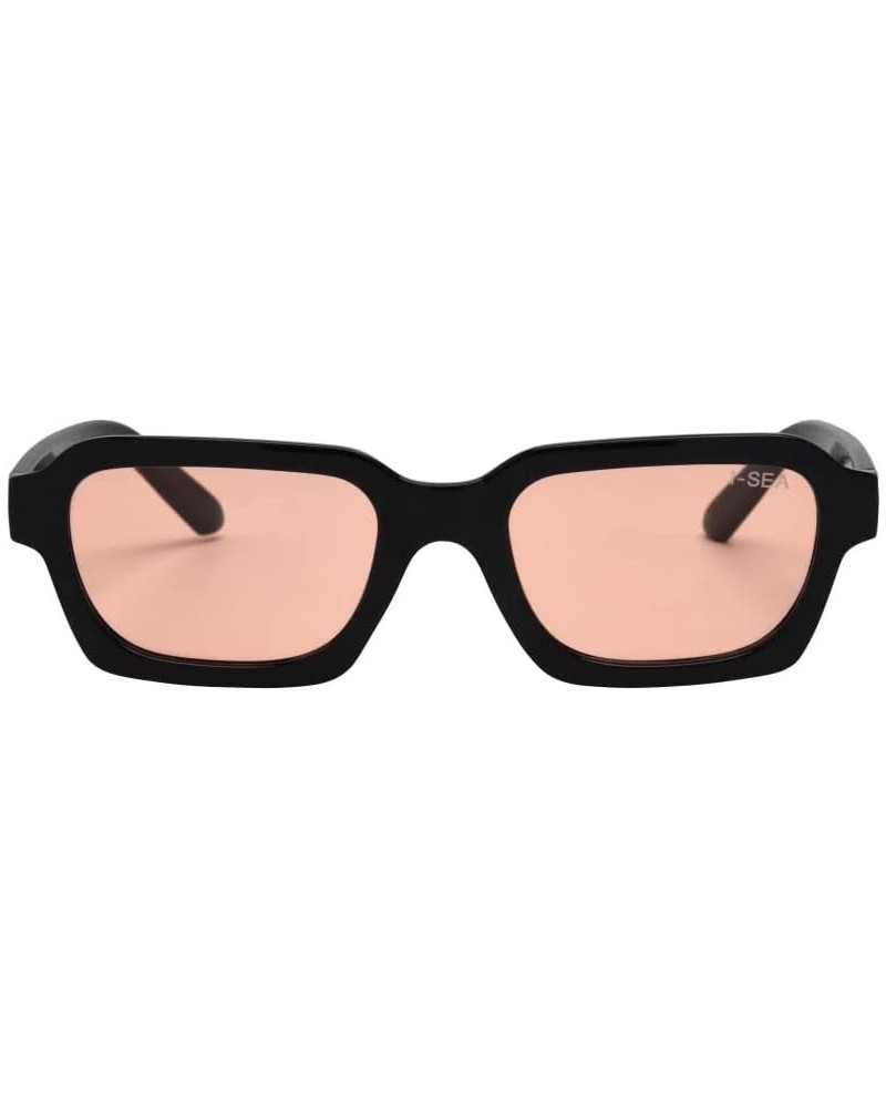 Women's Sunglasses - Bowery Black/Peach Polarized $13.20 Rectangular