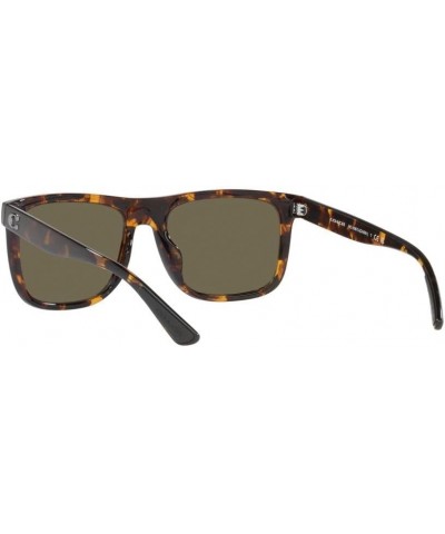 Men's Hc8367u Universal Fit Square Sunglasses Dark Tortoise/Brown Solid $80.96 Square