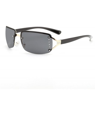 Metal Frameless Sunglasses Female Outdoor Vacation Decorative Sunglasses (Color : E, Size : 1) 1 B $17.93 Designer