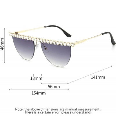 Diamond Fashion Half Moon Frame Sunglasses for Women Cat Eye Bling Rhinestone Sun Glasses Party Eyewear Gary $9.32 Cat Eye