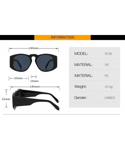 Large Oval Frame Men's And Women's Sunglasses Outdoor Vacation Sport Sunglasses Gift G $8.92 Sport