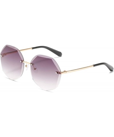 Rimless Men and Women Fashion Sunglasses Outdoor Vacation Decorative Sunglasses Gift (Color : 5, Size : 1) 1 1 $10.89 Rimless