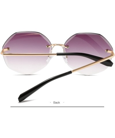 Rimless Men and Women Fashion Sunglasses Outdoor Vacation Decorative Sunglasses Gift (Color : 5, Size : 1) 1 1 $10.89 Rimless