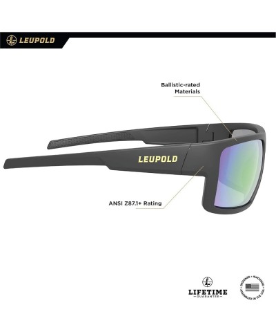 Switchback Performance Eyewear with Polarized Lenses Emerald Mirror Polarized Matte Black $74.36 Designer