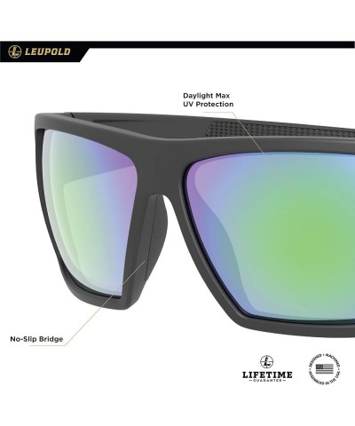 Switchback Performance Eyewear with Polarized Lenses Emerald Mirror Polarized Matte Black $74.36 Designer