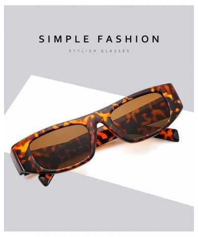 Oval Frame Small Frame Fashion Sunglasses Men and Women Outdoor Vacation Decorative Sunglasses (Color : E, Size : 1) 1 B $12....