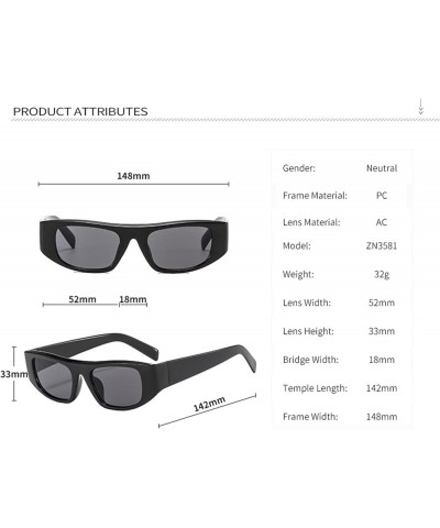 Oval Frame Small Frame Fashion Sunglasses Men and Women Outdoor Vacation Decorative Sunglasses (Color : E, Size : 1) 1 B $12....