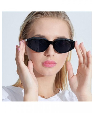 Cat's Eye Retro Street Shooting Decorative Sunglasses for Men and Women (Color : N, Size : 1) 1 Large $13.36 Designer