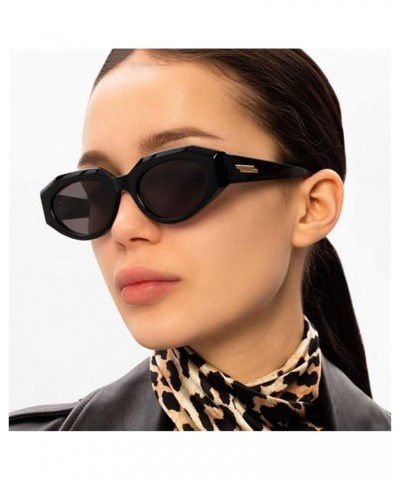 Cat's Eye Retro Street Shooting Decorative Sunglasses for Men and Women (Color : N, Size : 1) 1 Large $13.36 Designer