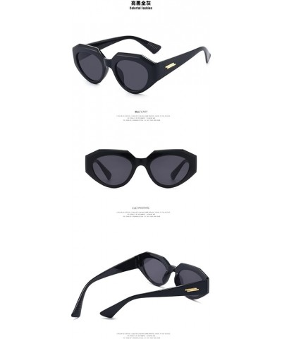 Cat's Eye Retro Street Shooting Decorative Sunglasses for Men and Women (Color : N, Size : 1) 1 Large $13.36 Designer