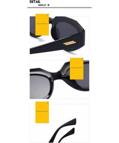 Cat's Eye Retro Street Shooting Decorative Sunglasses for Men and Women (Color : N, Size : 1) 1 Large $13.36 Designer