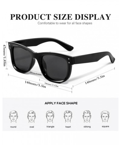 Round Reverse Sunglasses Polarized for Men and Women with UV Protection Designer Style $8.39 Round