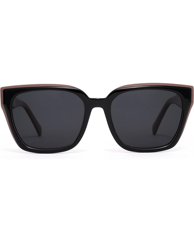 Luminex UV400 Shades - Lightweight, Anti-Glare Polarized Lenses for Driving, Beach, and Fashion Black $9.17 Square