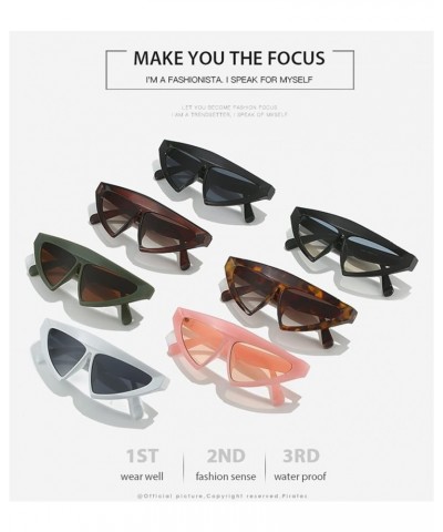 Triangle Fashion Men's and Women's Sunglasses Outdoor Holiday Decoration Sunglasses (Color : 3, Size : 1) 1 5 $13.64 Designer