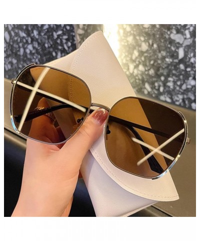 Men's and Women's Fashionable Large Frame Sunglasses for Outdoor Vacation (Color : B, Size : 1) 1A $15.22 Designer