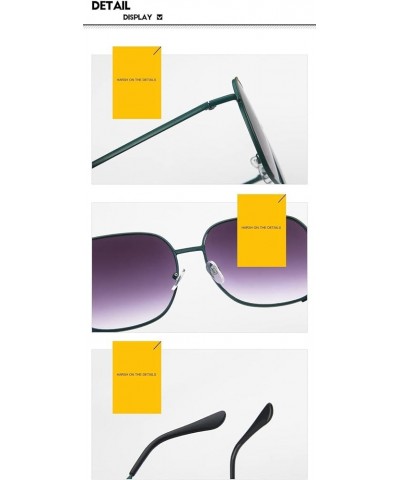 Men's and Women's Fashionable Large Frame Sunglasses for Outdoor Vacation (Color : B, Size : 1) 1A $15.22 Designer