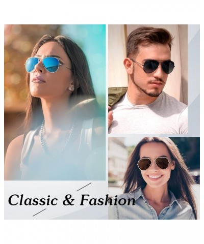 Pilot Sunglasses for Men Women,Lightweight Metal Frame,Polarized UV400 Protection Sun Glasses A Gold Frame/ Pink Lens $10.25 ...