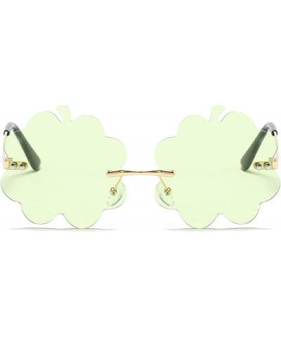 Cute Candy Color Sunglasses for Women Irregular Rimless Female Eyewear Retro rave Party halloween Sun Glasses UV400 Green $9....