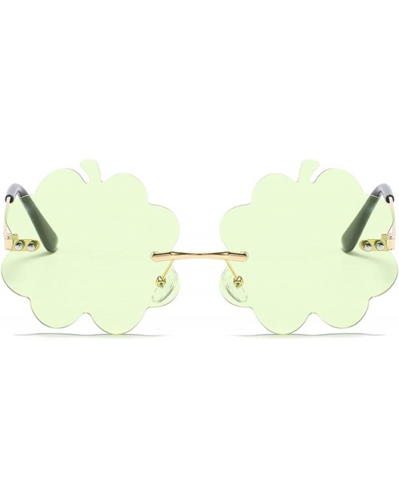 Cute Candy Color Sunglasses for Women Irregular Rimless Female Eyewear Retro rave Party halloween Sun Glasses UV400 Green $9....