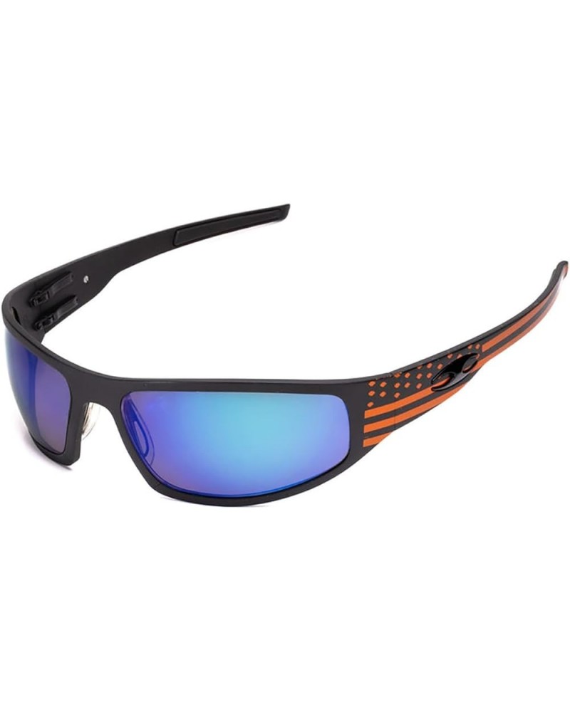 Bagger Transition Mirror Sunglasses with Harley Stars And Stripes Frame Transition Mirror Blue $113.74 Designer