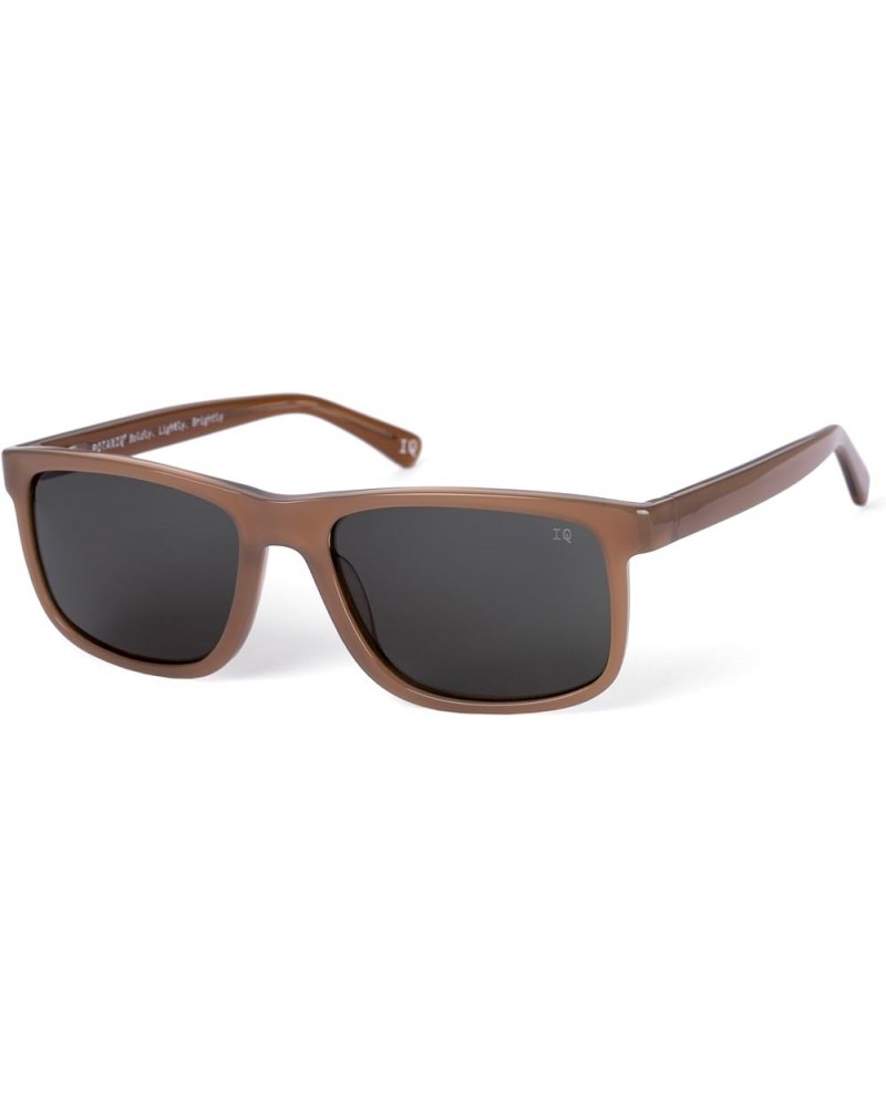 BIS-7012 Mens Recyclable Rectangle Sunglasses, 57 mm Gloss Tan $32.56 Rectangular