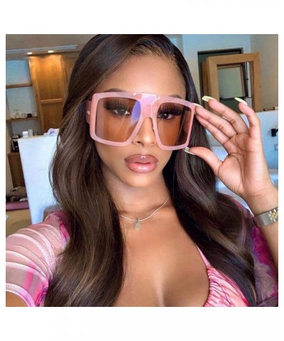 3PCS Square Oversized Sunglasses for Women Men Fashion Gradient Polarized Sunglass DD595 Set 04-3pcs $16.79 Oversized