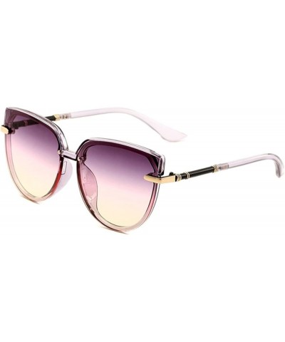 Women's Fashion Sun Shading Sunglasses Outdoor Beach Vacation (Color : F, Size : Medium) Medium G $21.29 Designer