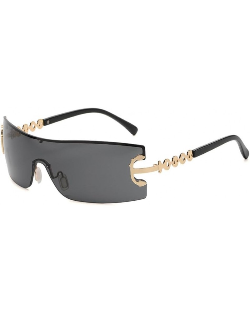 Punk Sunglasses Women Square Lens Men Sun Glasses Colorful Mirror Eyewear Uv400 4 $19.73 Rectangular