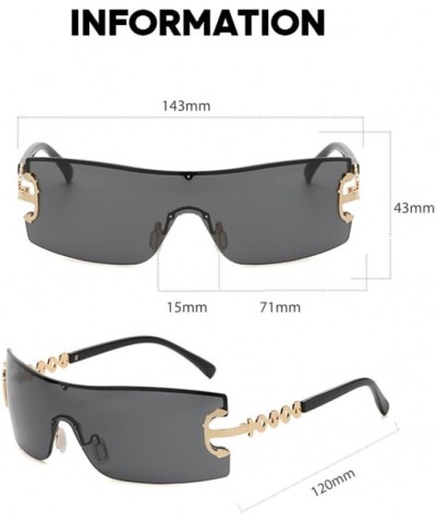 Punk Sunglasses Women Square Lens Men Sun Glasses Colorful Mirror Eyewear Uv400 4 $19.73 Rectangular