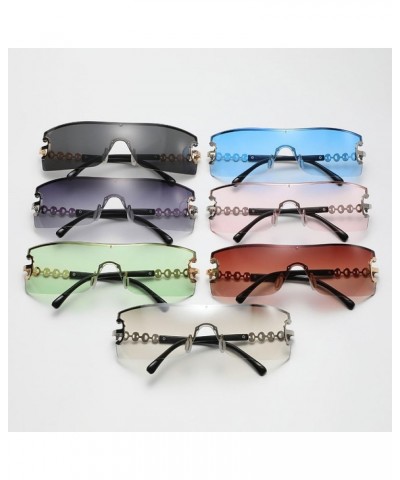 Punk Sunglasses Women Square Lens Men Sun Glasses Colorful Mirror Eyewear Uv400 4 $19.73 Rectangular