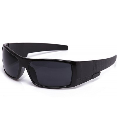 Flat Top Square Gradient Frame Womens Mens Super Oversized Unisex Fashion Sunglasses 3038 Black Smoke $6.23 Oversized