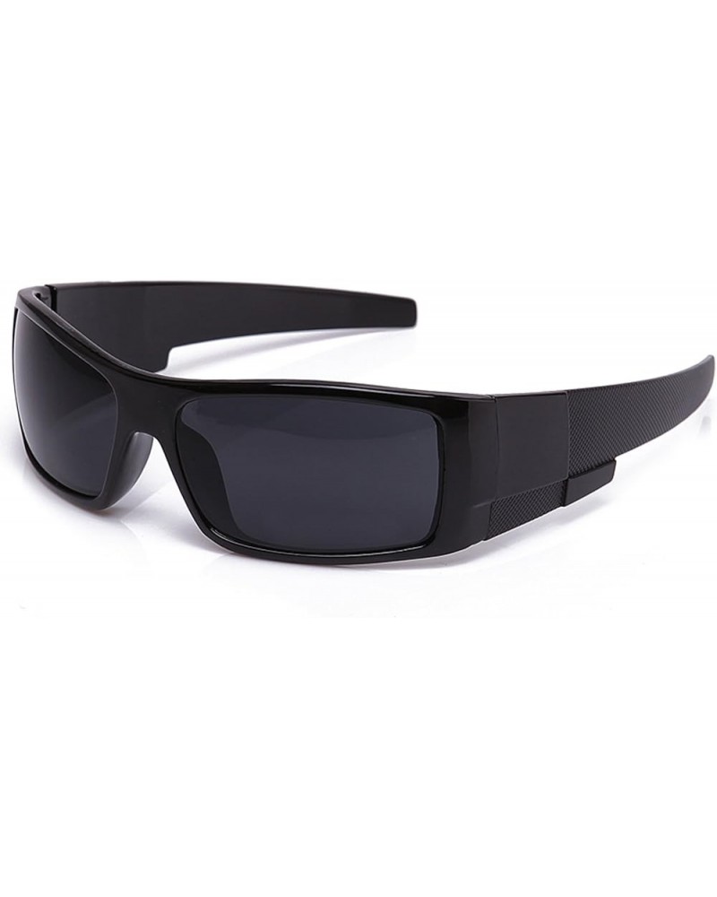 Flat Top Square Gradient Frame Womens Mens Super Oversized Unisex Fashion Sunglasses 3038 Black Smoke $6.23 Oversized