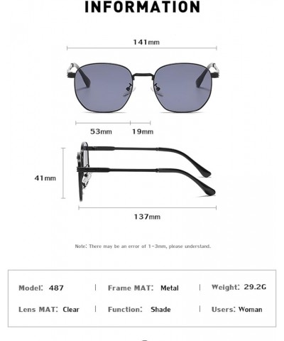 Men and Women Outdoor Sun Shading Sunglasses Street Shooting Beach Driving (Color : E, Size : Medium) Medium G $16.63 Designer