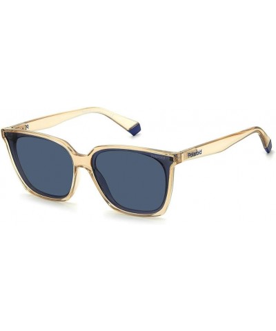 Sunglasses PLD 6160 / S 10A / C3 sunglasses Woman color Beige blue lens size 62 mm $14.03 Cat Eye