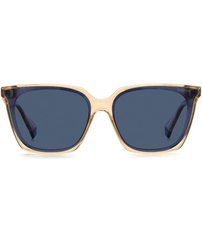 Sunglasses PLD 6160 / S 10A / C3 sunglasses Woman color Beige blue lens size 62 mm $14.03 Cat Eye